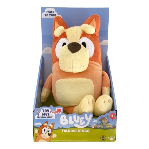 Bluey Talking Bingo Stuffed Plush Dog - Picture 11 of 11